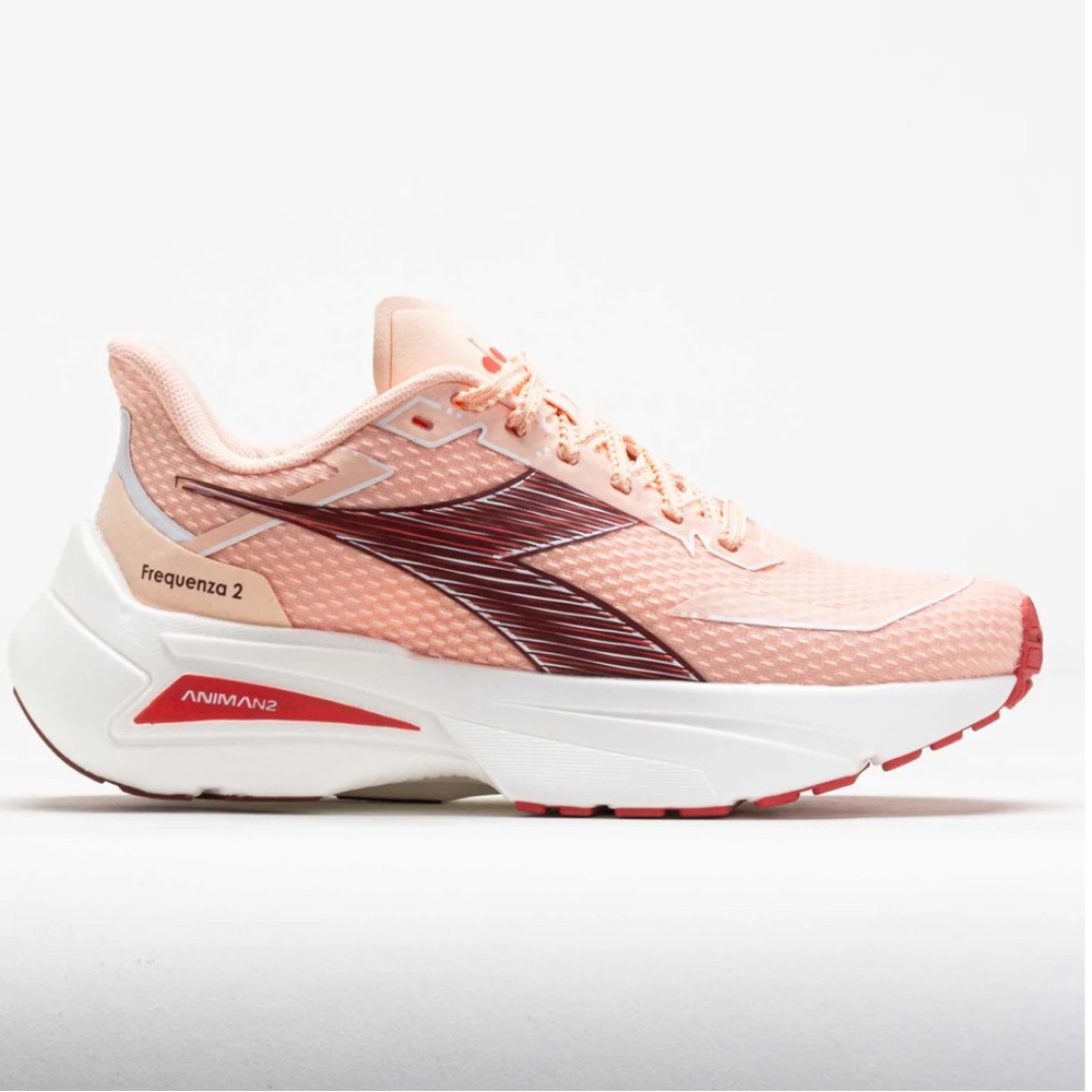Diadora Women's Athletic Shoes in Pink and White
